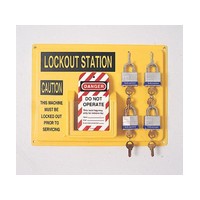 Honeywell LSE103F North Personal Complete Lockout Station Includes: (4) 3D, (1) ELA290